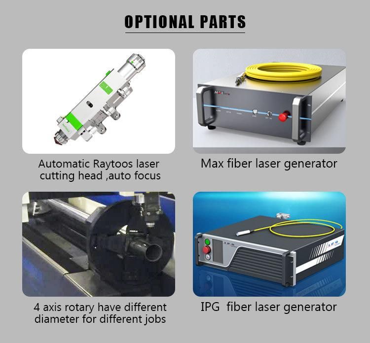 1530 Fiber Optic Equipment CNC Laser Cutter Carbon Metal 4000W Fiber Laser Cutting Machine with Rotary