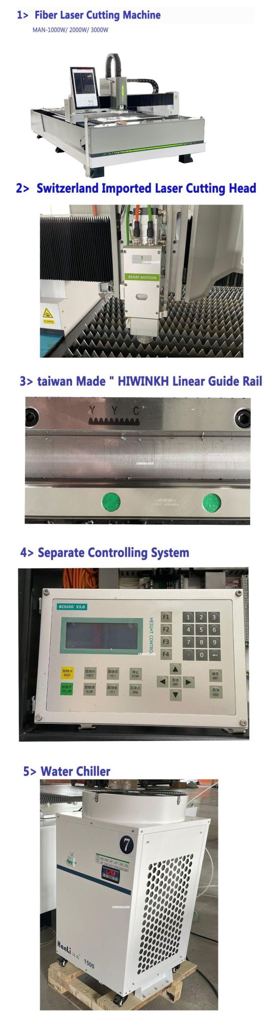 Stainless Steel Fiber Laser Cutting Machine Aluminum Alloy Plate, Cemented Carbide Optical Fiber Laser Cutting Machine