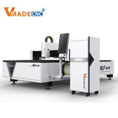 Raycus Ipg Laser Cutter 1000W 1500W 2000W 3000W 6000W CNC Sheet Metal Fiber Laser Cutting Machine