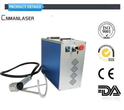 Handheld 30W Fiber Laser Marking Glass CNC Engraving Machines