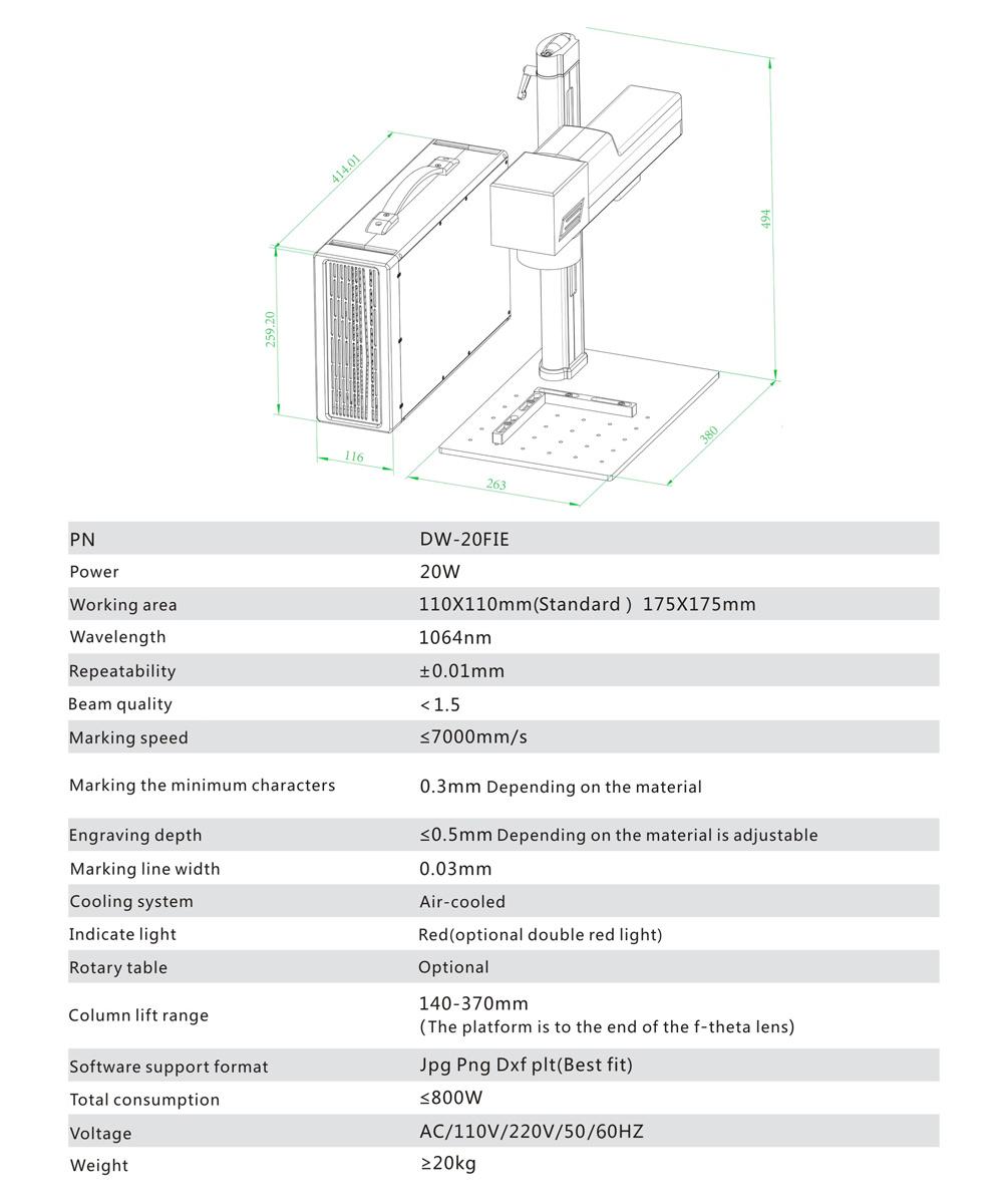 20W 30W Fiber Laser Marker Laser Engraving Printing Machine Fiber Laser Marking Machine with Convey Belt for Key Phone Case Cable PCB Plastic Metal