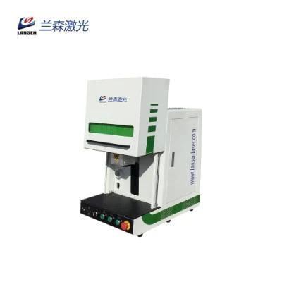 Safe Closed Fiber Laser Marker with Mopa Jpt Laser Source for Color Marking