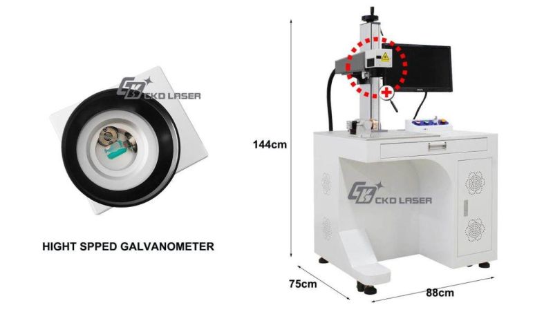 Laser Color Logo Marking on Stainless Steel Electric Gear Oil Pump