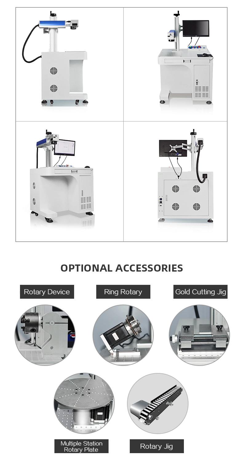 High Stability Fiber Laser Marking and Engraving Machine for Bar Code/Metal Bearing