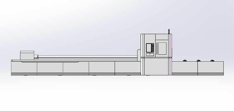 6000mm Tube Fiber Laser Cutting Machine Stainless Steel Price