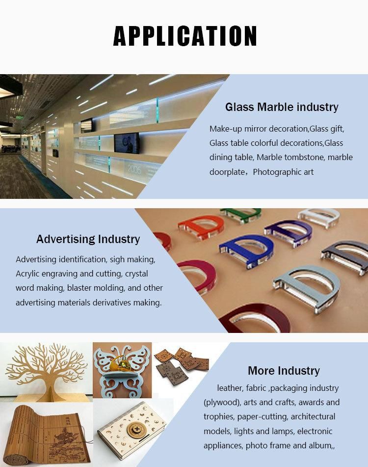 Acrylic, Wood, Leather and Cloth CO2 Laser Cutting Machine 1390 Laser Engraving Machine 100W Laser Cutting Machine