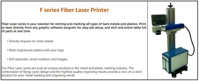 Fiber Laser Type Logo Words Time Date Plastic Hose Printer