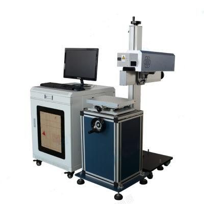 Compact Design Ezcad System Aluminum Plastic Fiber Laser Marking Machine