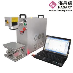 Portable Fiber Laser Marking Machine for Animal Tag/Metal