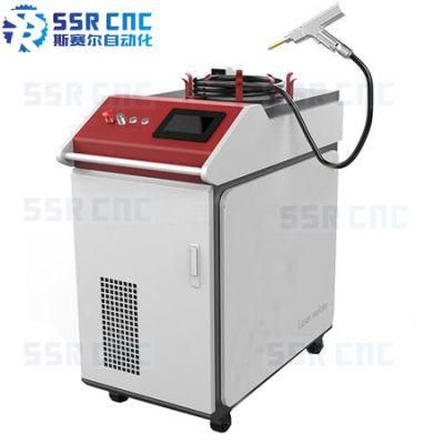 China 500W 1000W 1500W 2000W Industrial Portable Handheld CNC Auto Fiber Laser Welding Machine Price for Jewelry, Aluminum, Stainless Steel, Detal