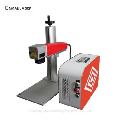 Split Type 30W Laser Marking Machine Price with 2D Working Table