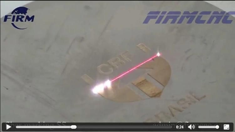 Flying Fiber Laser Marking Machine 30W for Metal Plate Pens