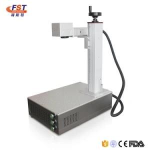 Super Mini Raycus 30W Fiber Laser Marking Machine for Plastic