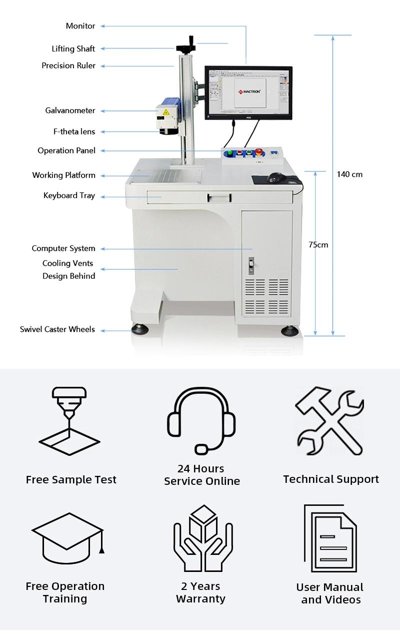 20W 30W 50W Fiber Laser Marking Machine