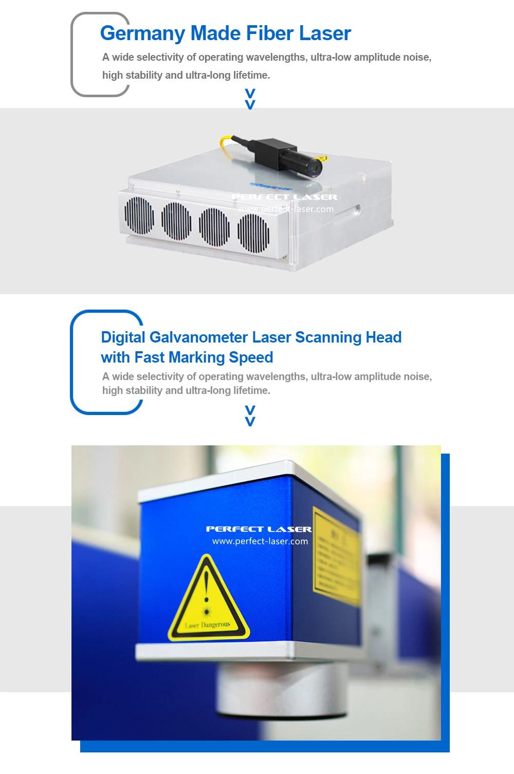 Deaktop Fiber Laser Marking Engraving Marking Machine for Metal