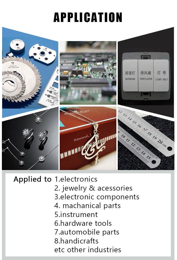 Automatic Laser Marker Raycus Laser Source 20W 30W 50W Table Fiber Laser Machine for Brass and Aluminum