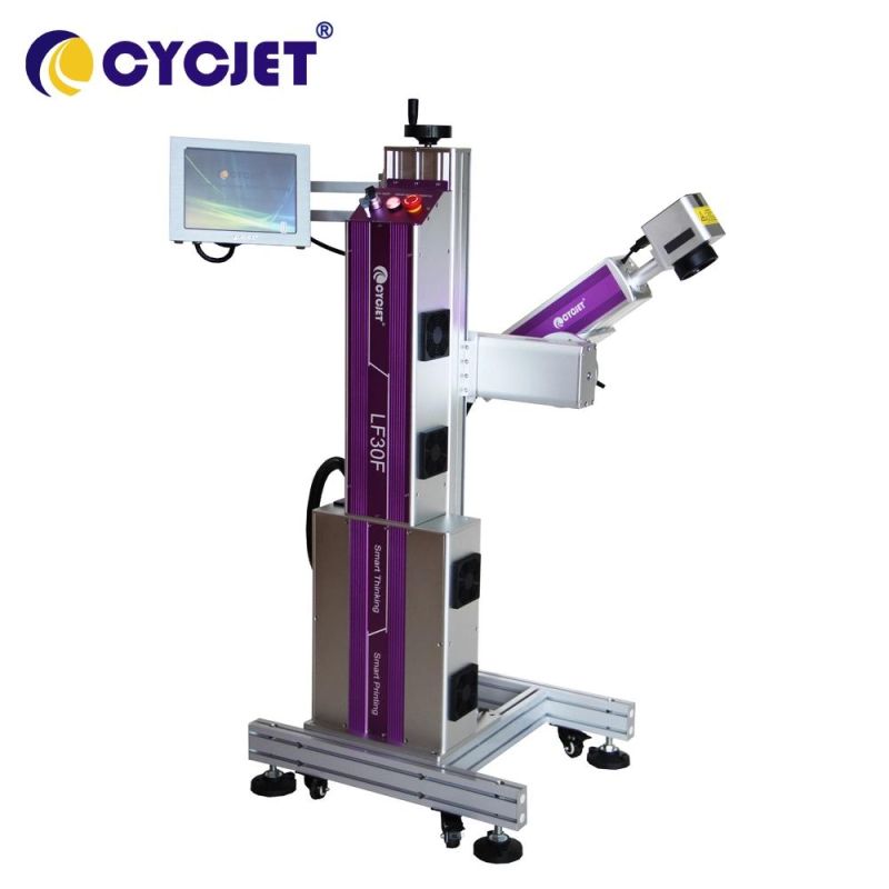 Cycjet Lf20f Industrial Fiber Laser Coding Machine for HDPE Color Pipe