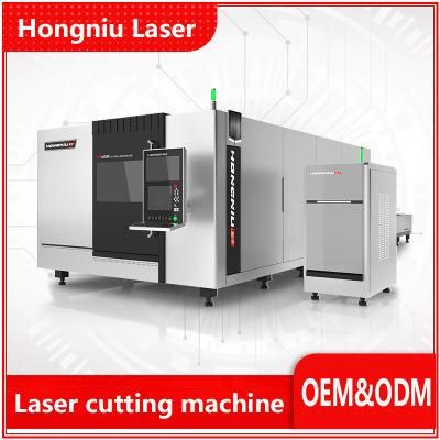 CNC Fiber Laser Cutting Machine 10000W Raycus Laser Metal Cutter