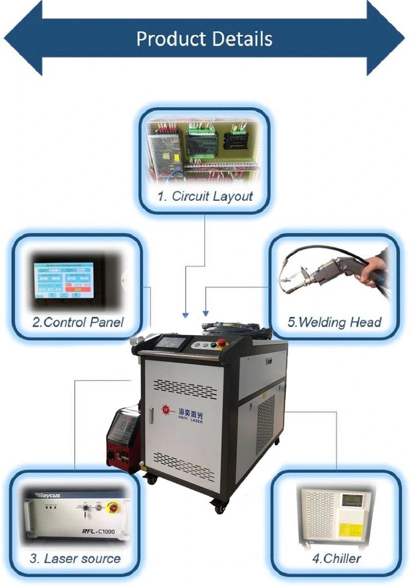 1000W 1500W Welding Stainless Steel Automatic Fiber Laser Welding Machine