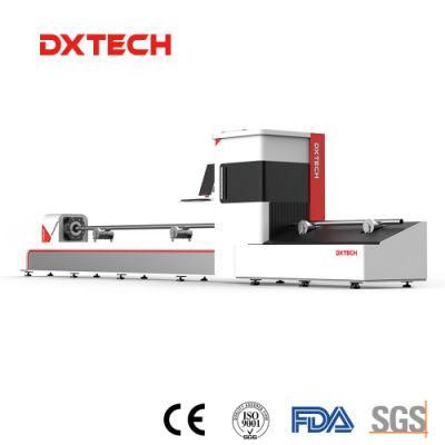 High Speed Square Tube Pipe Fiber Laser Cutting Machine