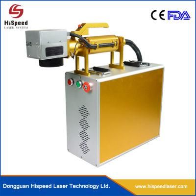 Fast Marking Speed Free Maintenance Handheld Fiber Laser Marker Marking Engraving for Metal Without Consumables