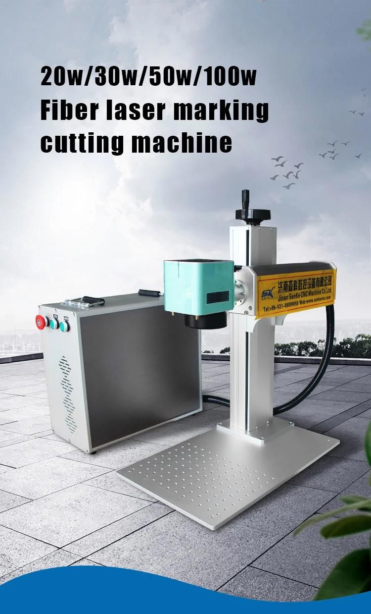 Cheap Jewelry Cutting Ring Color Fiber Laser Marker Plastic Printing Machine for Small Bussiness