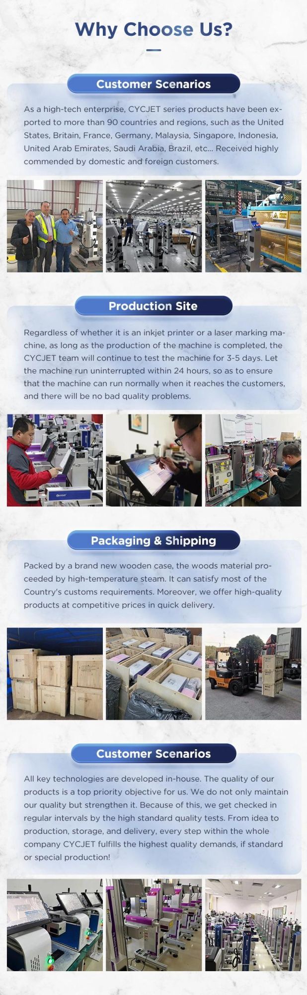 Cycjet Lf30 Portable Fiber Laser Marking Machine for Metal Materials