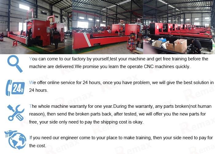 Metal Pipe/Tube Laser Cutting Machine 6000*200mm CNC 1000W Fiber Laser Cutting Machine