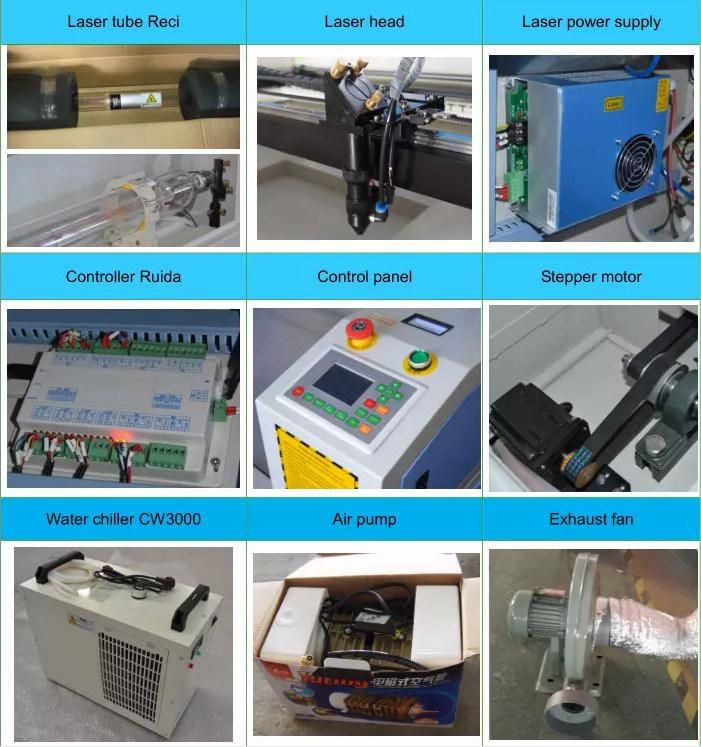 90W 80W CO2 Laser Machine with Rotary Laser Engraving Machine 1390 9060