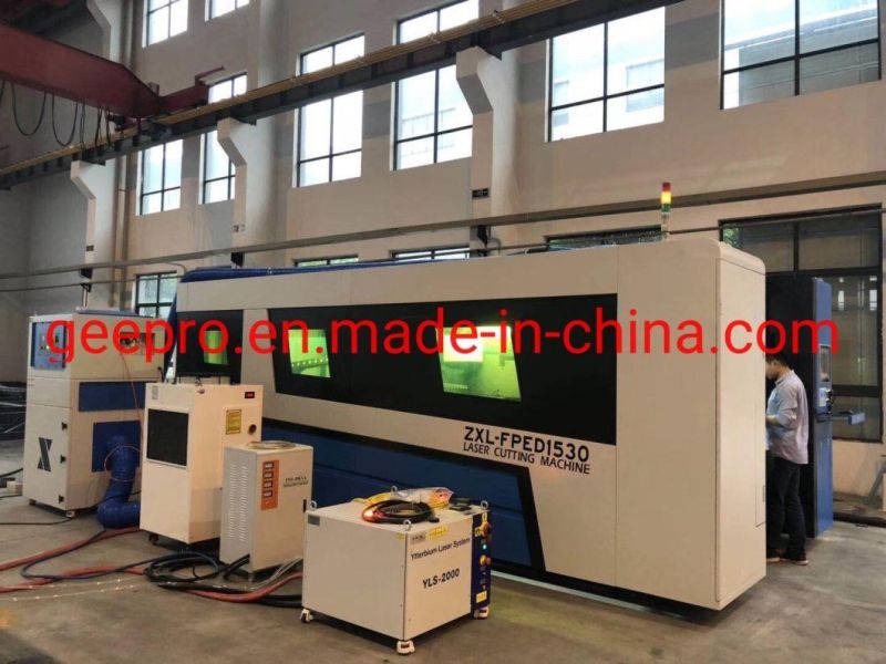 500W/650W/800W CNC Laser Stainless Steel/Sheet Metal/Pipe Fiber 2/3mm Cutting Machine