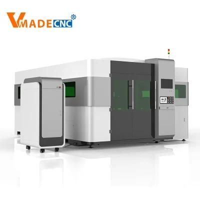 10mm Stainless Steel Carbon Steel 2000X4000mm Fiber Laser Cutting Machine 4kw