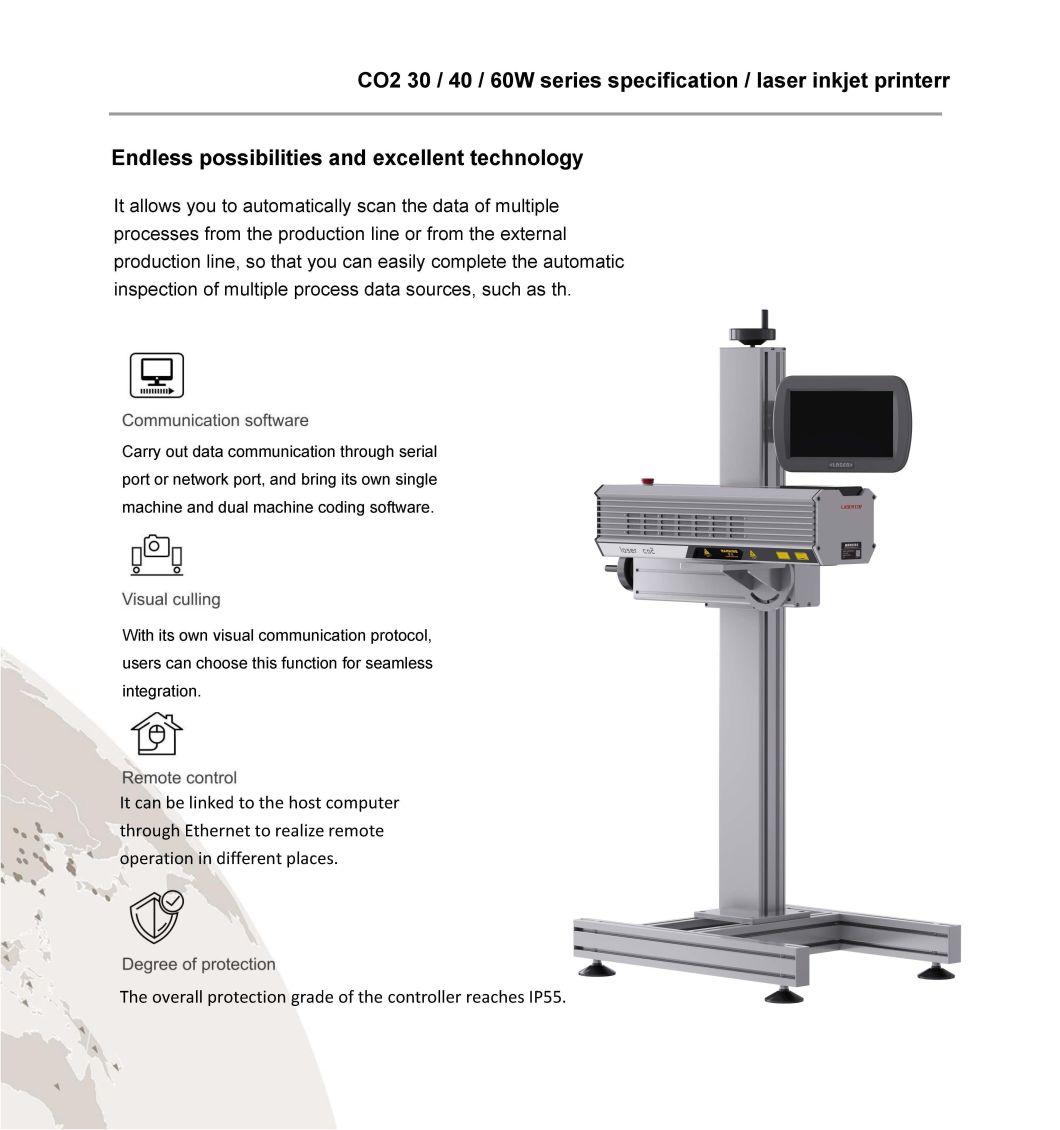 CO2 Laser Date and Batch Code Printer