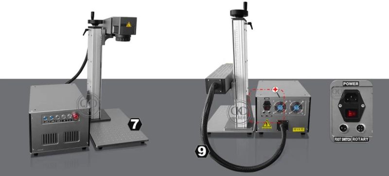 Fiber Laser for Metal Marking Engraving Cutting