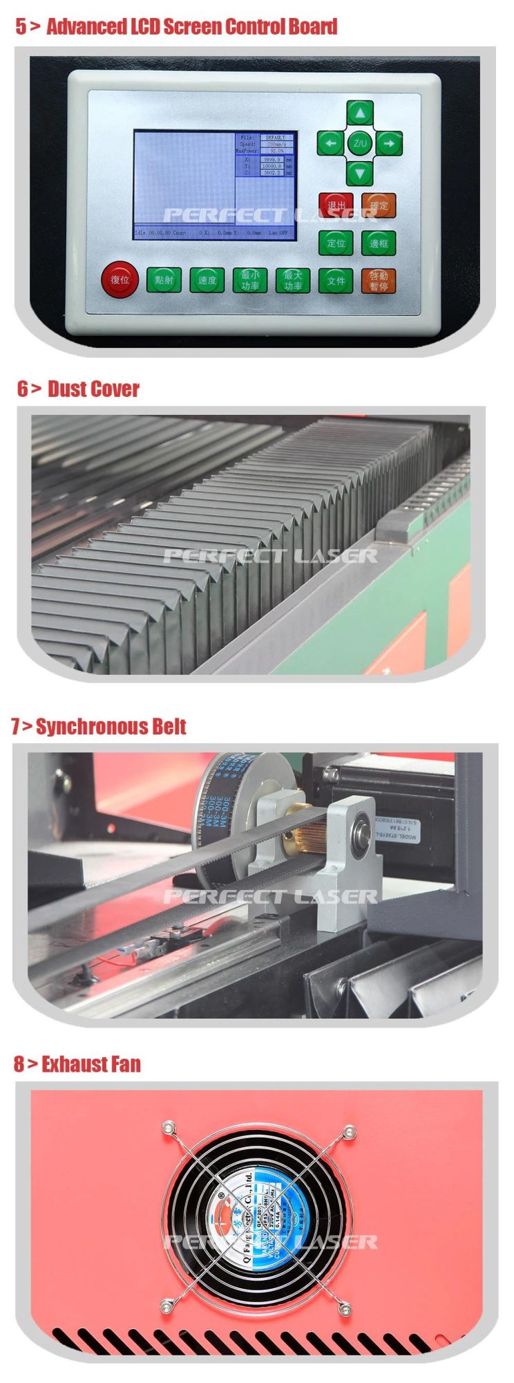 13090 9060 100W 150W CO2 Laser Engraving Cutting Machine