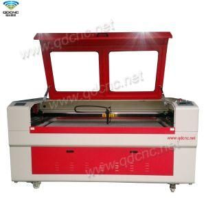 High Quality Acrylic CO2 Laser Cutting Engraving Machine with Exhaust Fan and Pipe Qd-1490