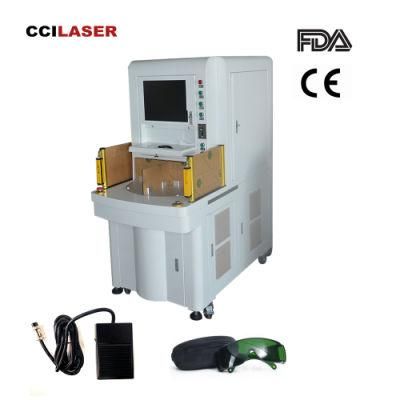 European Design Full Enclosed Auto Focus Fiber Laser Marking Machine 30W Metal Laser Marking Engraving Machine with Ezcad Control Card