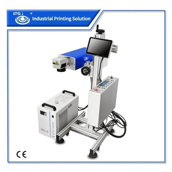 3W Fly Online High Speed UV Laser Marking Machine for Bottle Cap, Mask with CE Certification