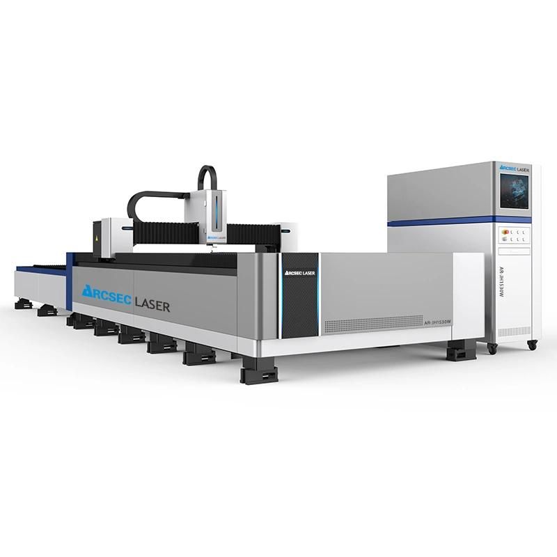 Factory Directly Selling Jqhg-3015+1500W Fiber Laser Metal Sheet Cutting Machine with Exchange