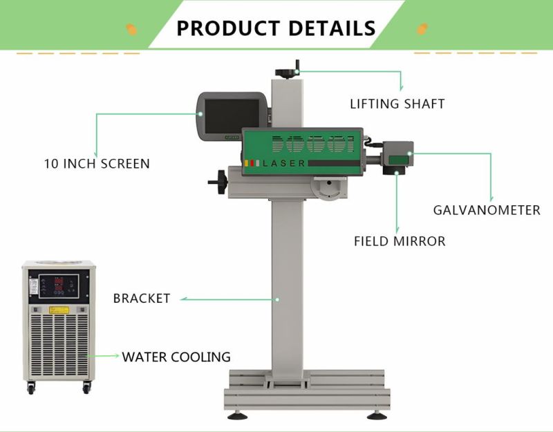 3W UV Laser Marking Machine for Plastic / Glass