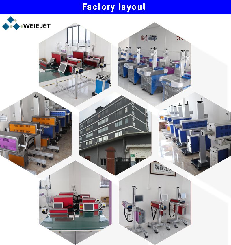 High Speed Fiber Laser Marking/Engraving/Coding Machine for PVC Pipe