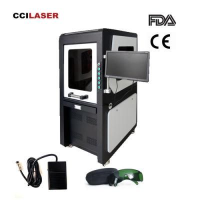 FM-100wc European Design Full Enclosed Auto Focus Fiber Laser Marking Machine 50W 100W Metal Laser Marking Engraving Machine