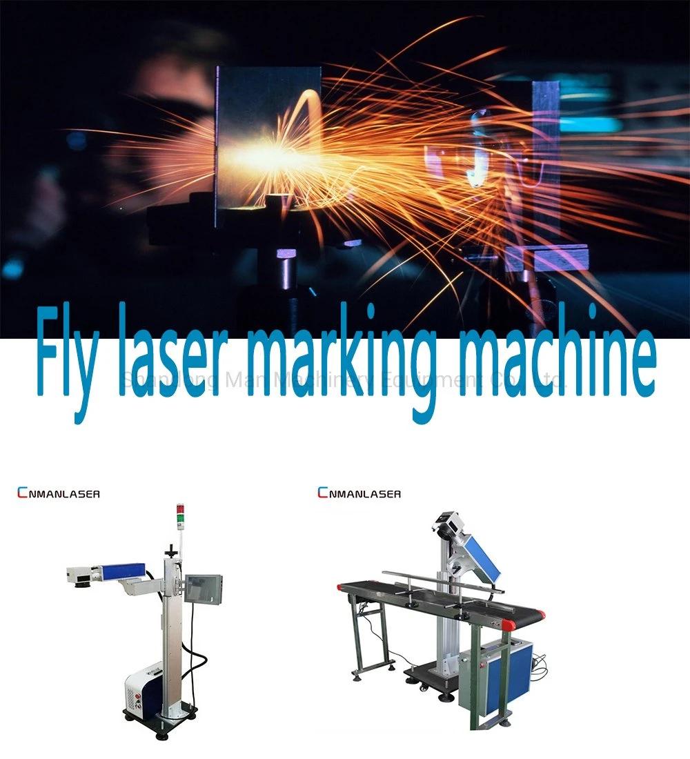 Air Cooling Flying New 50W Fiber Laser Marking Machine for Watch Metal