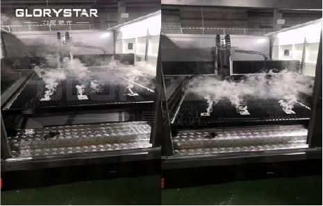 Fiber 3000W-20000W Glorystar Packaged by Plywood 3000mm*1500mm Laser Cutting Machine