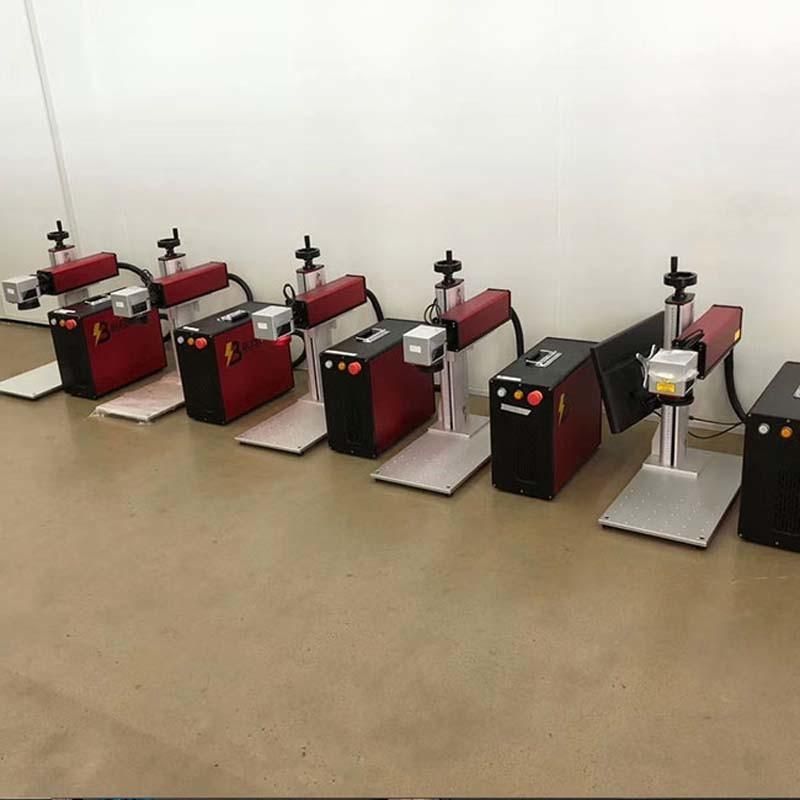 20W 30W 50W Metal Nameplate Engraving Fiber Laser Marking Machine Price