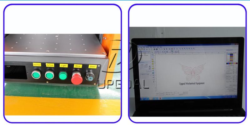 Enclosure 20W Mini Fiber Laser Marking Machine with Auto Focusing