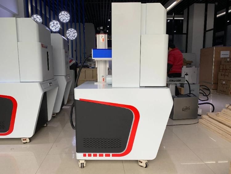 50W Fiber Laser Marking Machine Full Cover Raycus Ipg Source