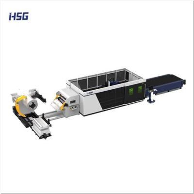 Monthly Deals High Productivity Stainless Galvanized Steel Coil Sheet Roll Laser Cutting Machine