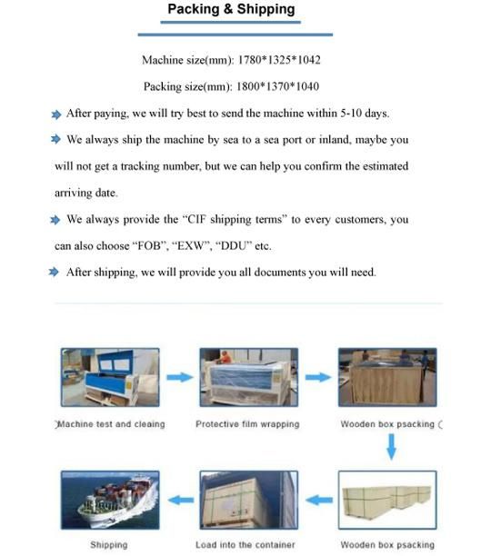 Factory Price for Laser Machine 6090 9060 Laser Cutter Laser Engraver with 80W 100W