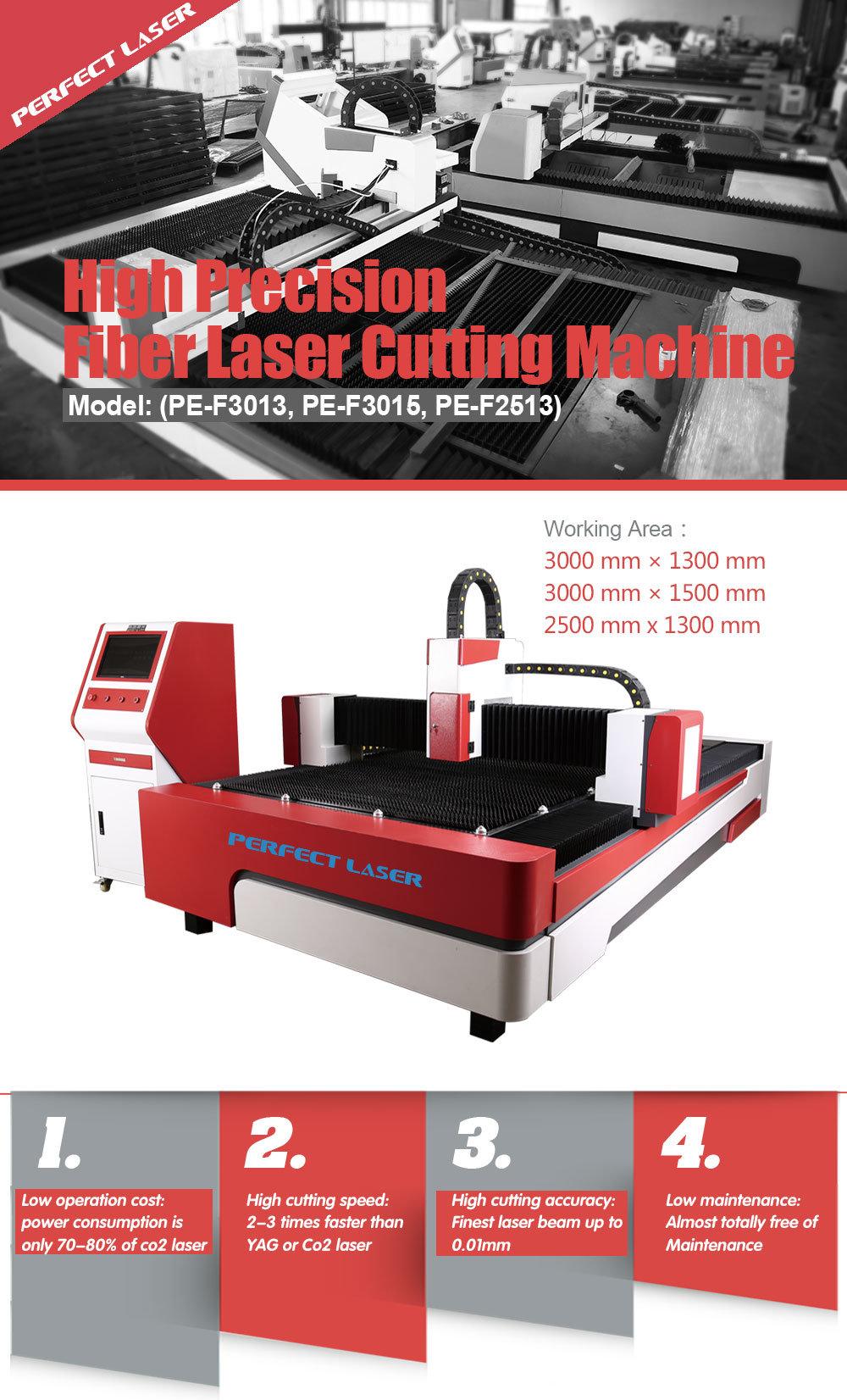 Aluminum Stainless Steel Metal Fiber Laser Cutting Machine Price