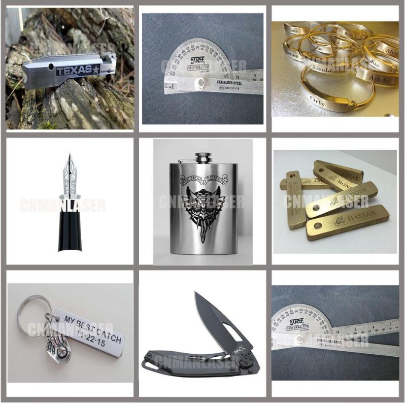 20W Raycus Fiber Laser Source Mini Metal Laser Marking Fiber 3D Laser Engraving Machine